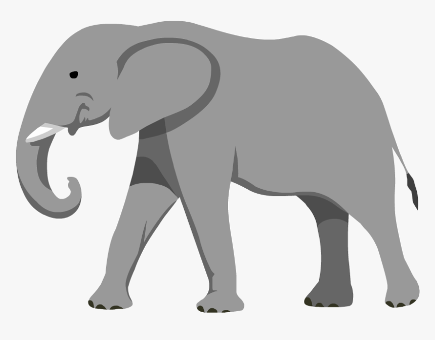 Transparent Bullfighting Clipart - Indian Elephant, HD Png Download