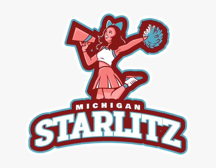 Cheerleader Logo Generator With A Cheerleader Using ...