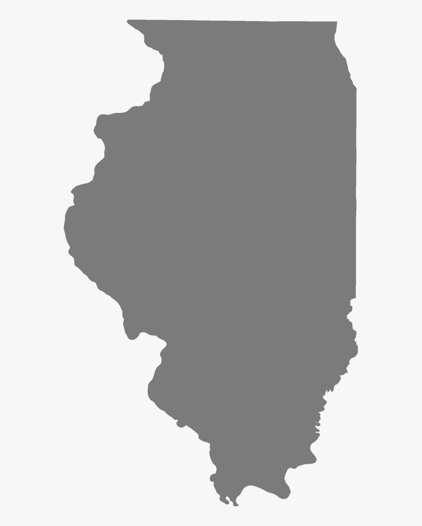Illinois Cheer Leading Camps And Clinics - Illinois Map Transparent, HD Png Download