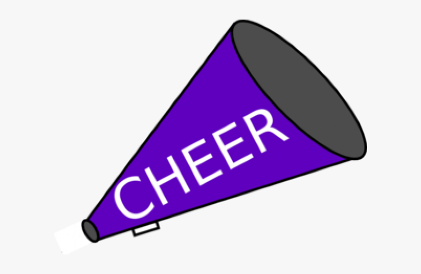 Cheerleader Clipart Megaphone - Draw A Cheer Cone, HD Png Download