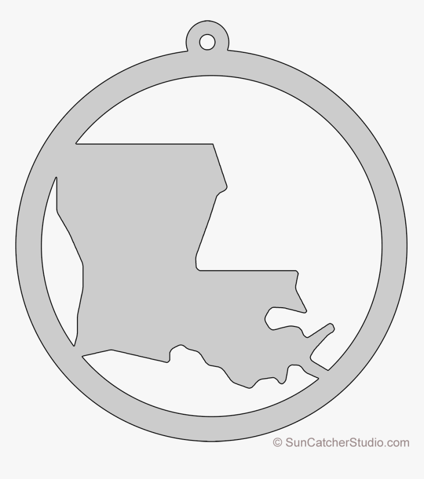 Georgia Map Outline Ornament Scroll Saw Pattern, HD Png Download
