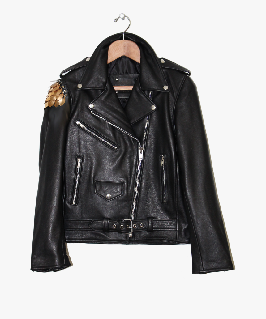 Coat Clipart Leather Jacket - 3sixteen X Schott Perfecto, HD Png Download