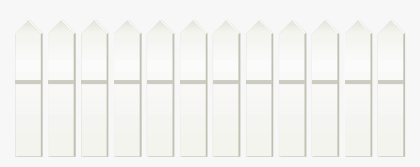 Transparent White Fence Png Clipart - White Fence Clipart Png, Png Download