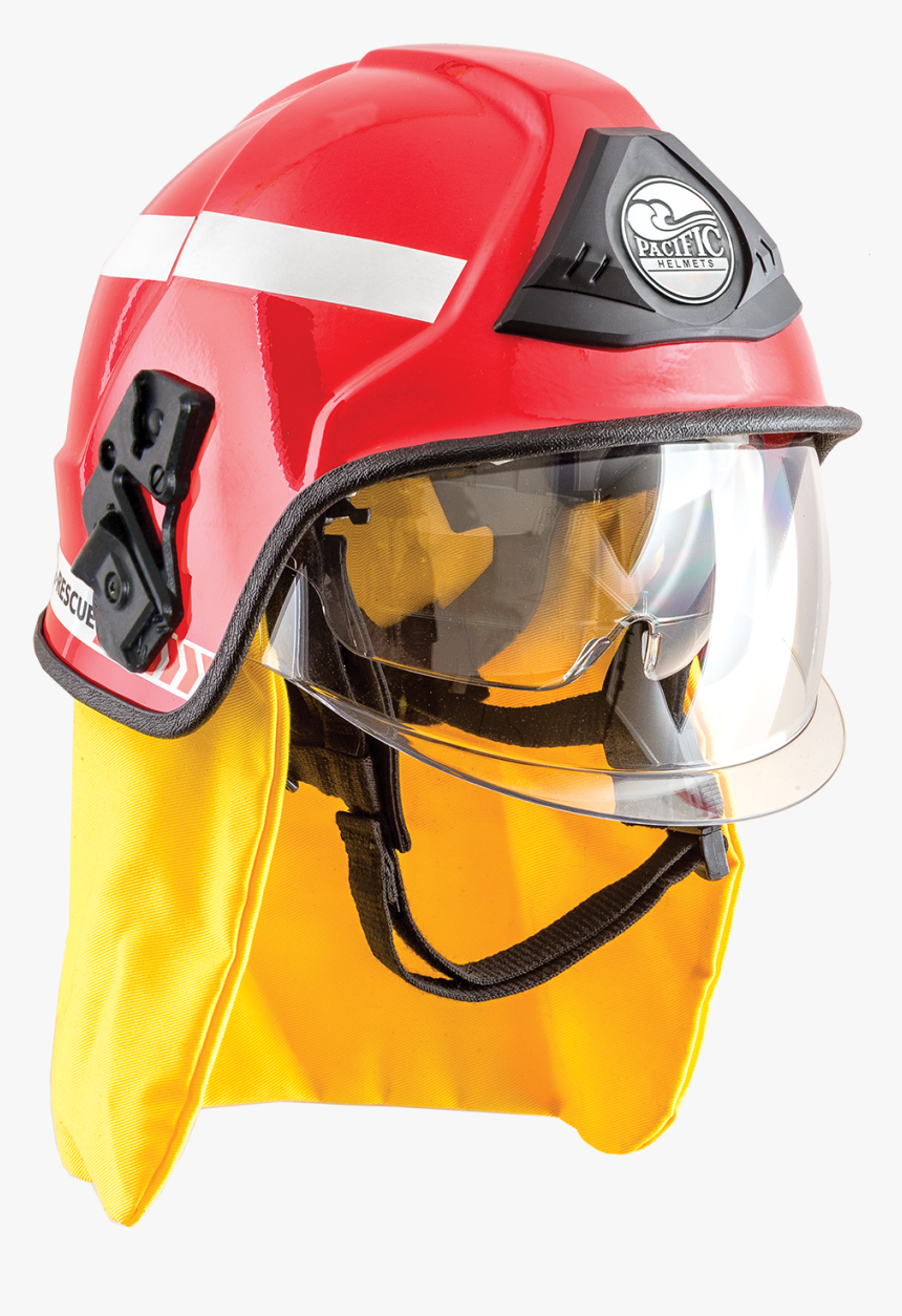 Transparent Fire Hat Clipart - Pacific F15 Premium Jet Style Structural Helmet, HD Png Download
