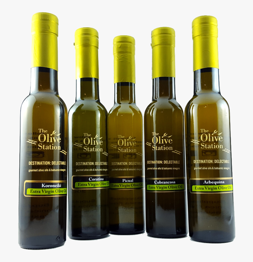 Oliveoilbottles - Glass Bottle, HD Png Download