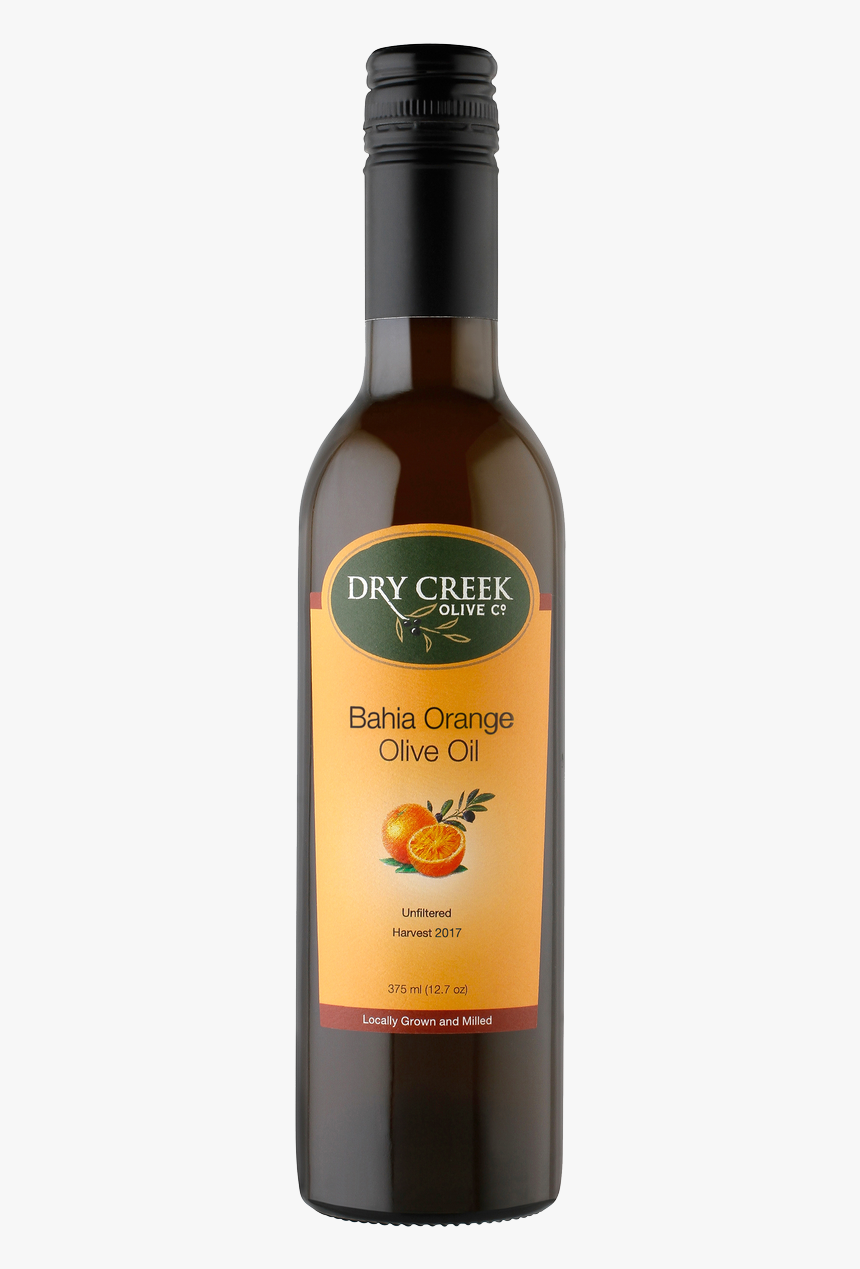 Bahia Orange Olive Oil - Glass Bottle, HD Png Download