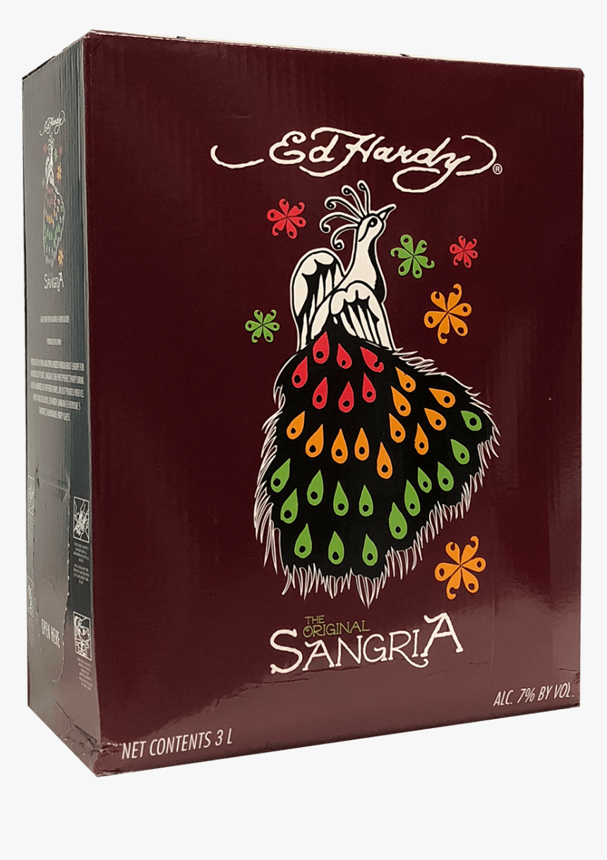 Ed Hardy Sangria - Ed Hardy Sangria Box, HD Png Download