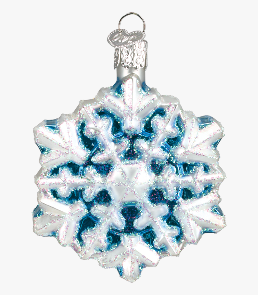 Old World Christmas Snowflake Glass Ornament, HD Png Download