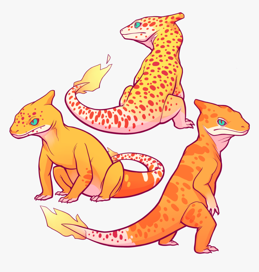 Charmander Gecko, HD Png Download