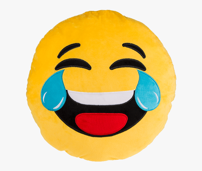 Plush Pillow Emoji Laugh - Laughing Emoji Pillow Transparent, HD Png Download