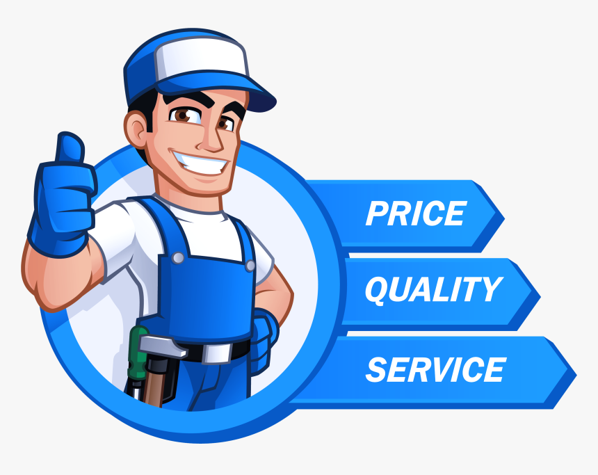 Handyman Illustration Logo, HD Png Download