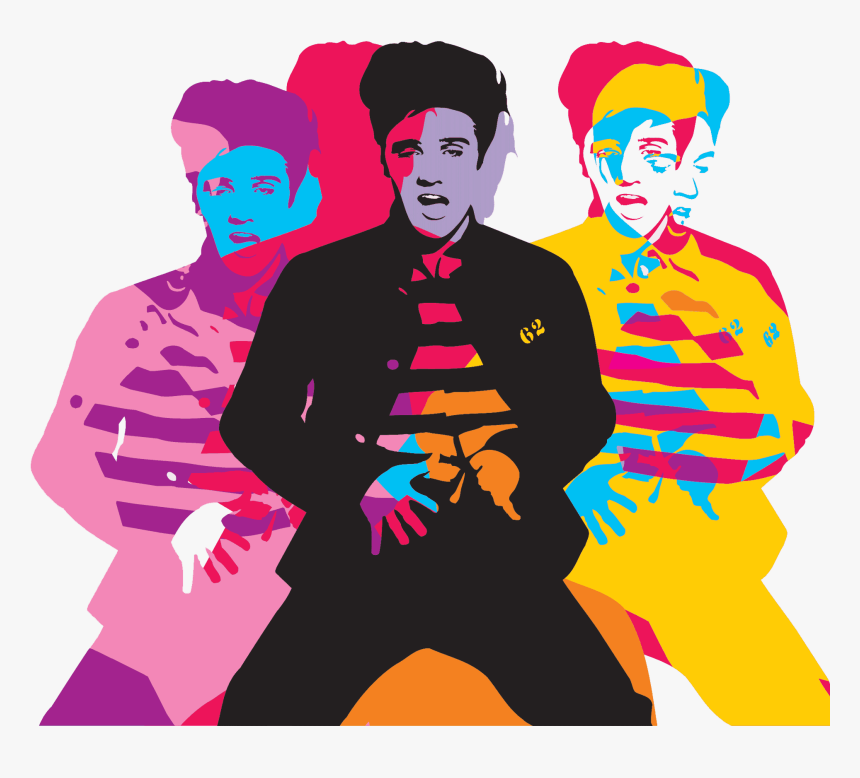 Elvis Clipart Pop Art - Pop Art Party Png, Transparent Png