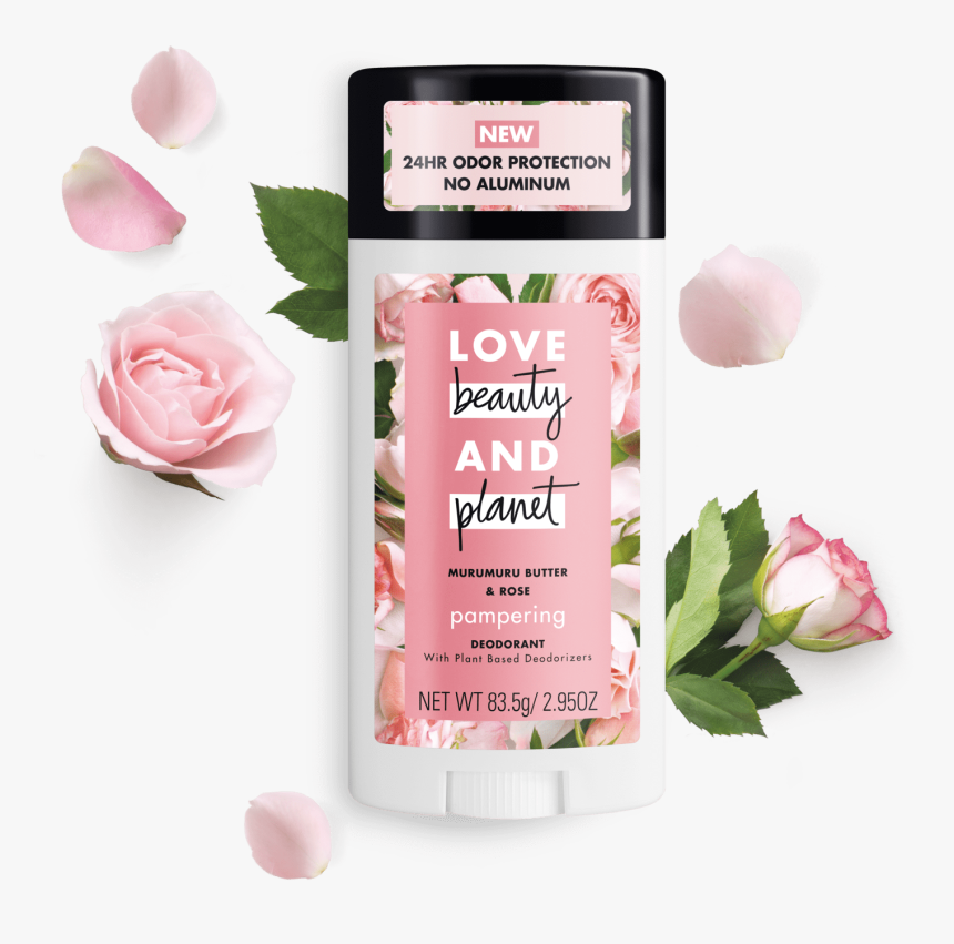 Love Beauty And Planet Butter And Rose Deodorant Stick - Love Beauty And Planet Murumuru Butter And Rose Lotion, HD Png Download