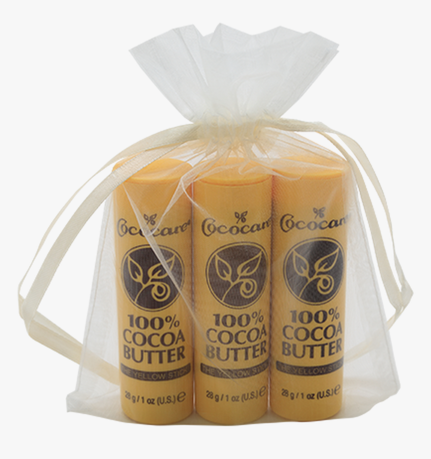 100% Cocoa Butter Stick 4 Piece Gift Bag, HD Png Download