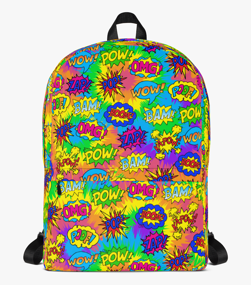 Tie Dye Pop Art Backpack - Backpack, HD Png Download