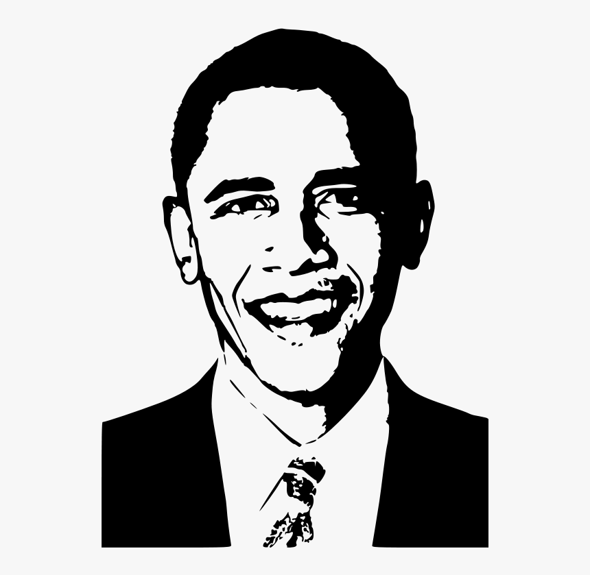 Barack Obama Png - Black And White Obama, Transparent Png