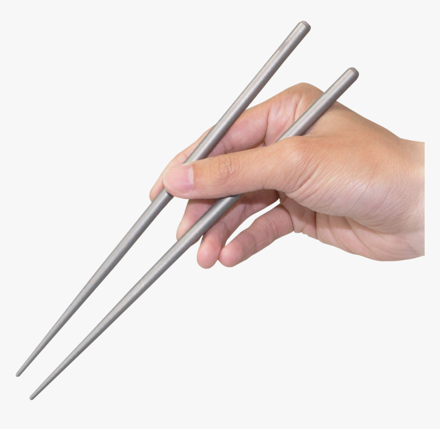 Hand Holding Chopsticks Png Image - Transparent Background Chopsticks Png, Png Download