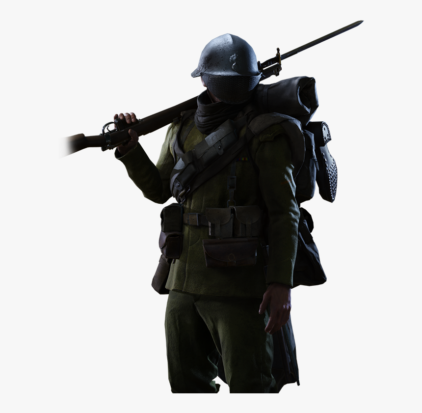Bf1 Soldier Png - Battlefield 1 Kill Death Ratio, Transparent Png