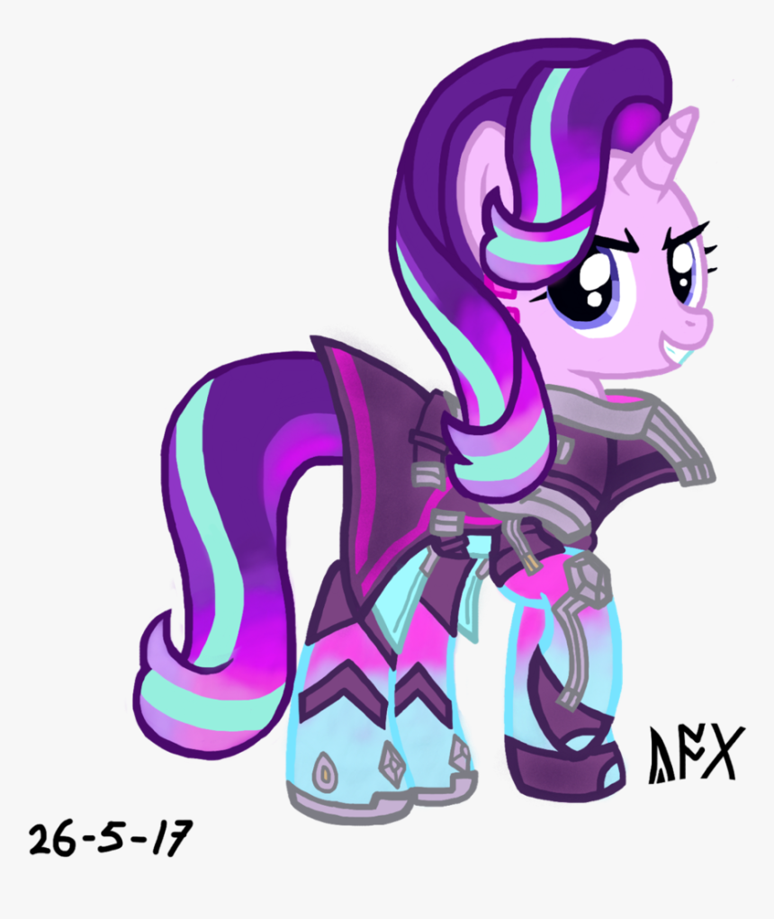Shadowphoenix, Crossover, Overwatch, Pony, Safe, Simple - King Sombra X Starlight Glimmer, HD Png Download