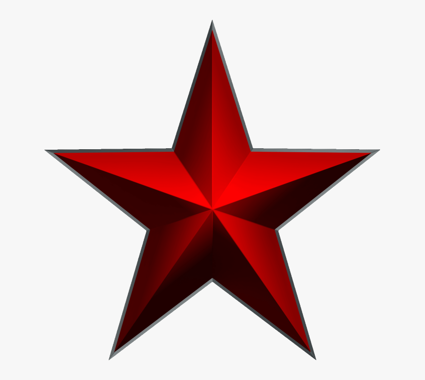 Red Star Png, Transparent Png