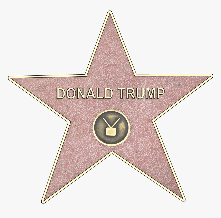 Donald Trump Hollywood Star Sticker - Lucille Ball Walk Of Fame, HD Png Download