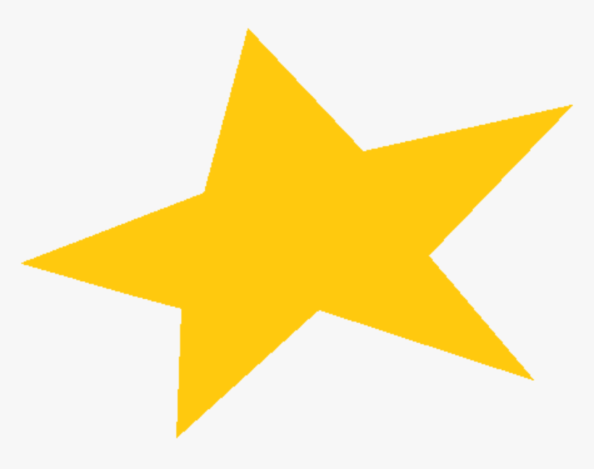 Angle,symbol,yellow - Cartoon Hollywood Star, HD Png Download