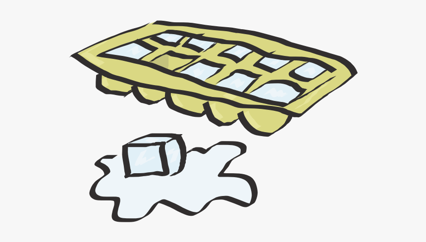 Ice Cube Tray - Ice Cube Tray Clip Art, HD Png Download