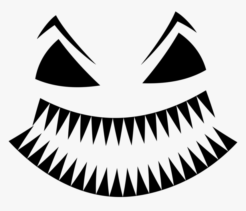 Pumpkin Carving Scary Face, HD Png Download