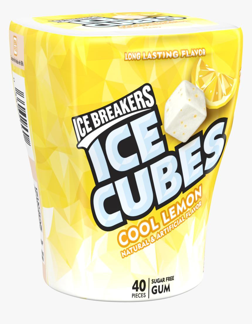 Ice Cubes Cool Lemon, HD Png Download
