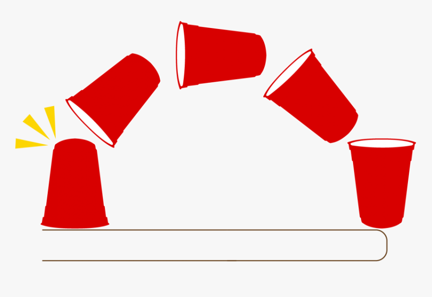 Flip The Glass - Clip Art Flip Cup, HD Png Download