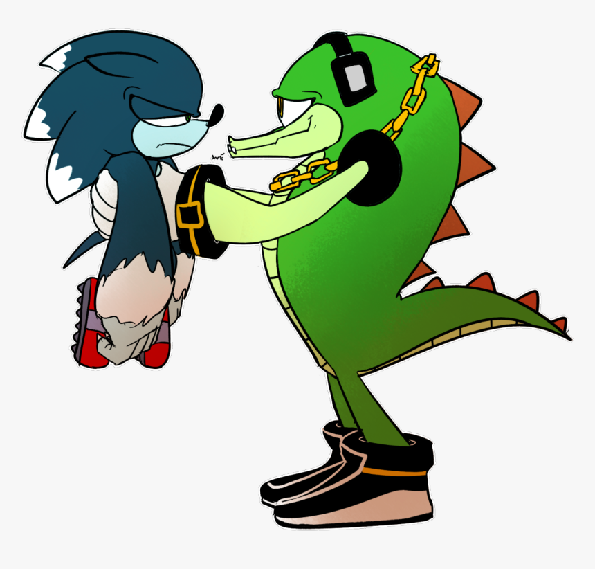 Alligator Clipart Evil - Sonic Werehog And Vector, HD Png Download
