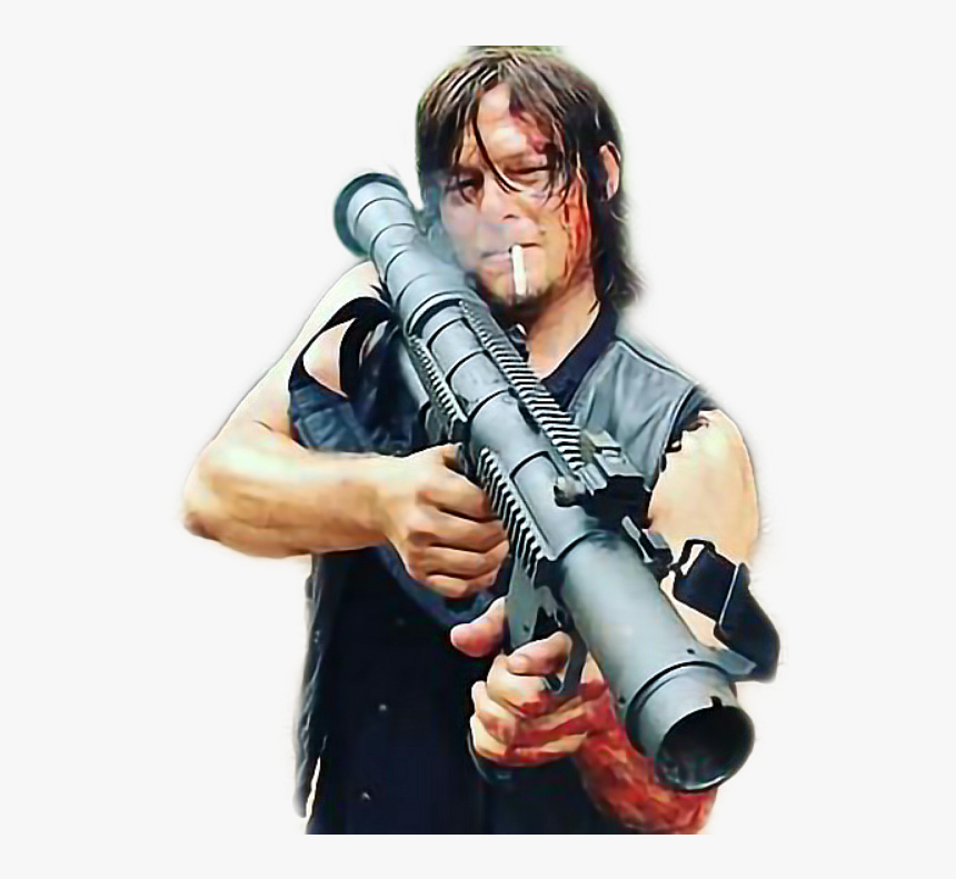 #daryl Dixon - Walking Dead Daryl Bazooka, HD Png Download
