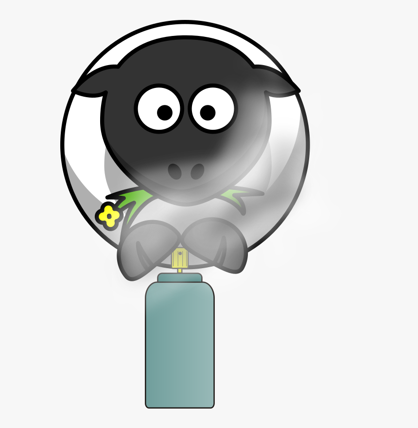 Spray Can Sheep - Cartoon Sheep, HD Png Download