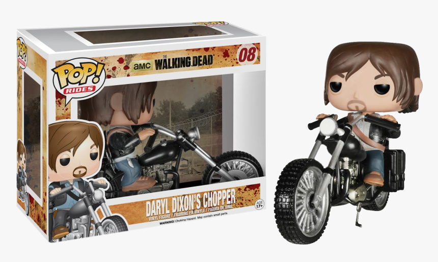Daryl Dixon Chopper Funko, HD Png Download