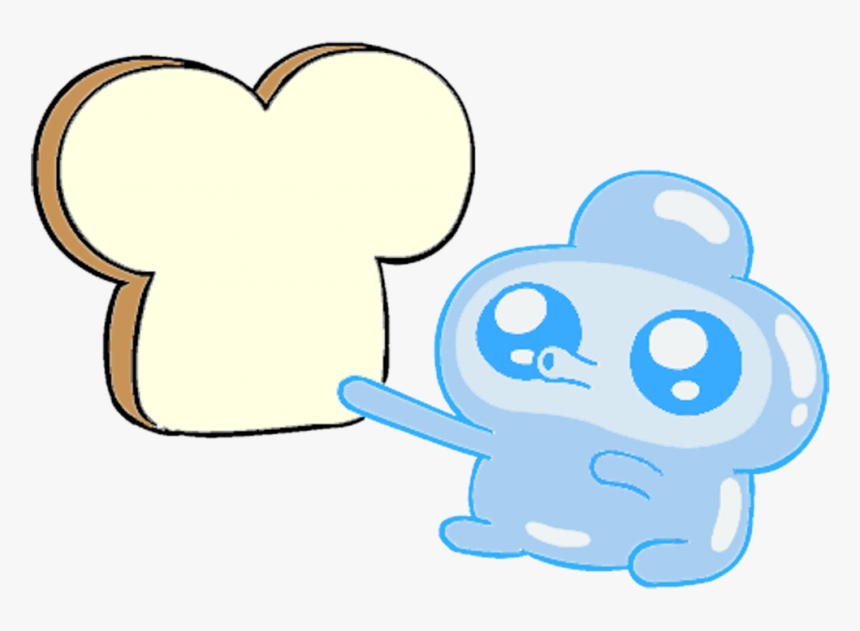 Bravest Warriors Jelly Kid Holding Slice Of Bread - Cartoon, HD Png Download