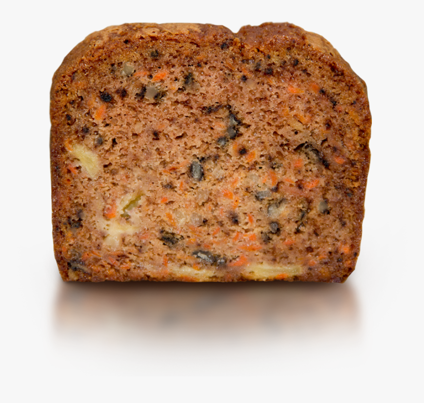 Carrot Loaf Slice - Banana Bread, HD Png Download