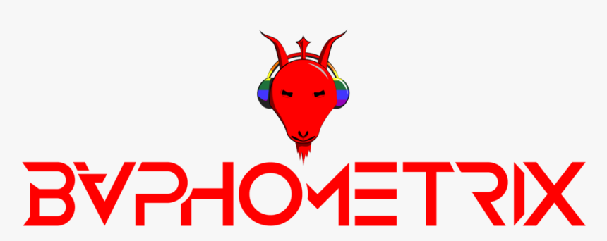 Baphometrix Logo Typeset Stacked Orig 2400 X 300 Red, HD Png Download