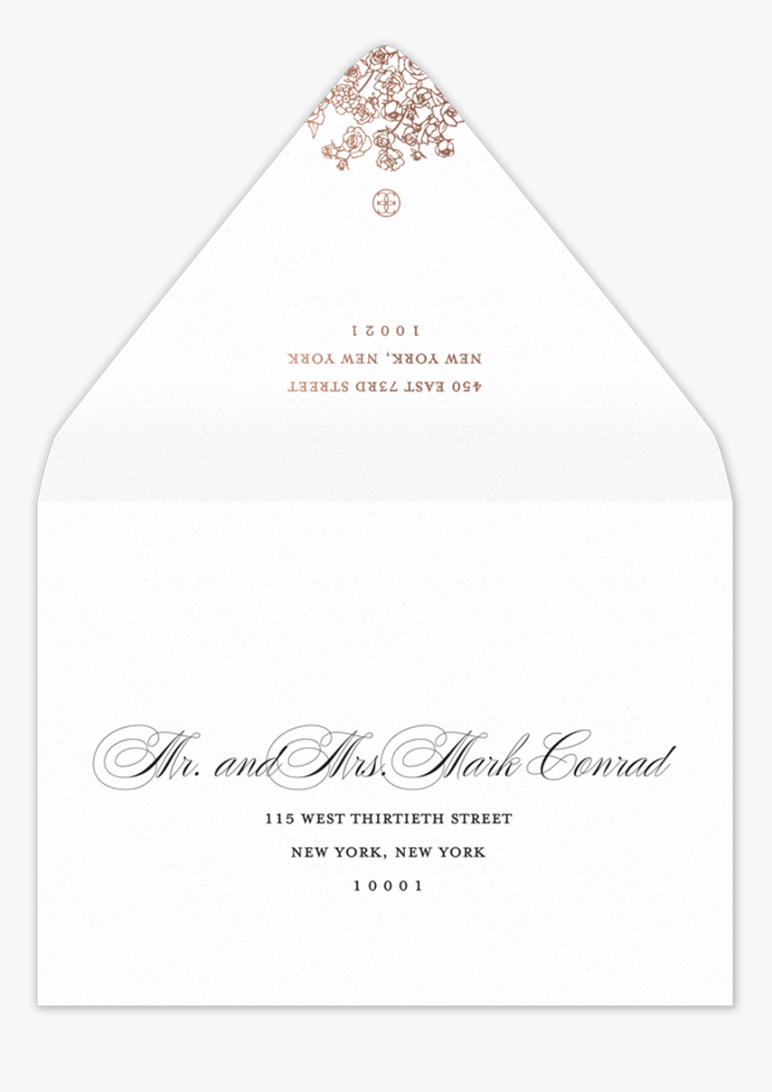 Petite Roses Vines - Envelope, HD Png Download