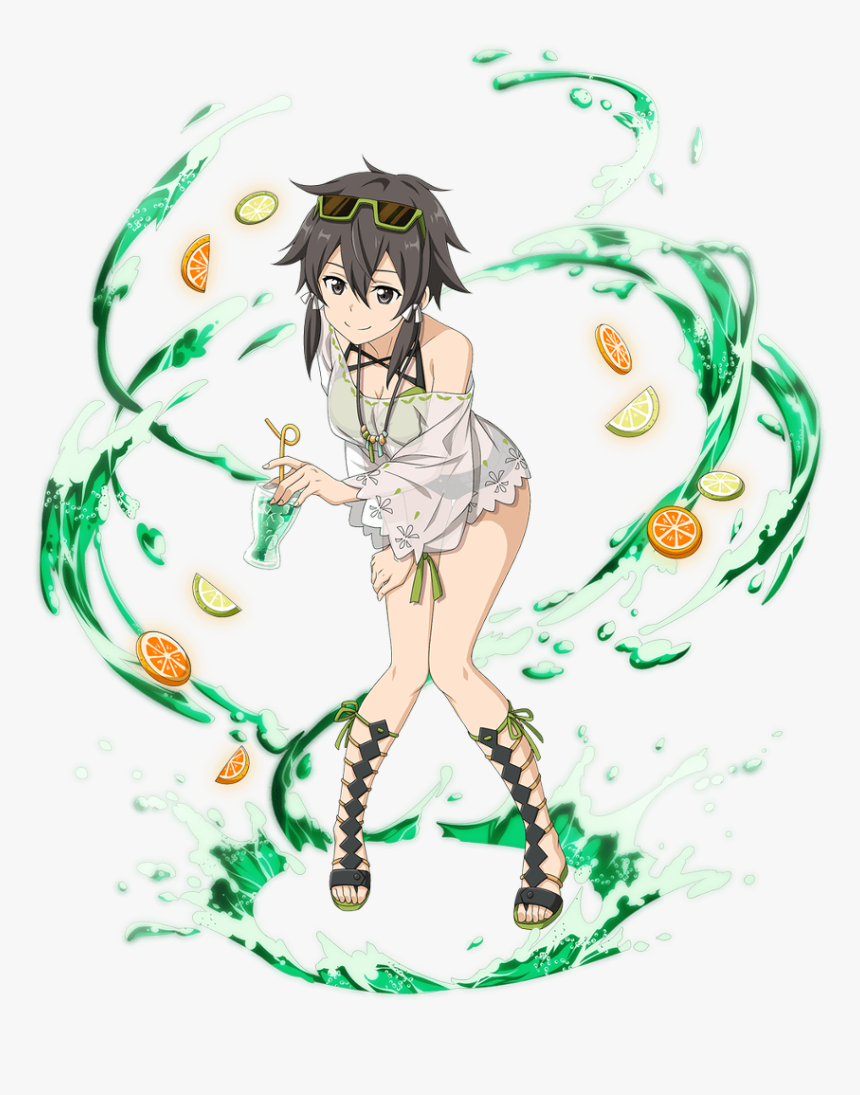 #sinon #swordartonline #saosinon #anime Sinon Ggo Sao - Sinon Sao Memory Defrag, HD Png Download