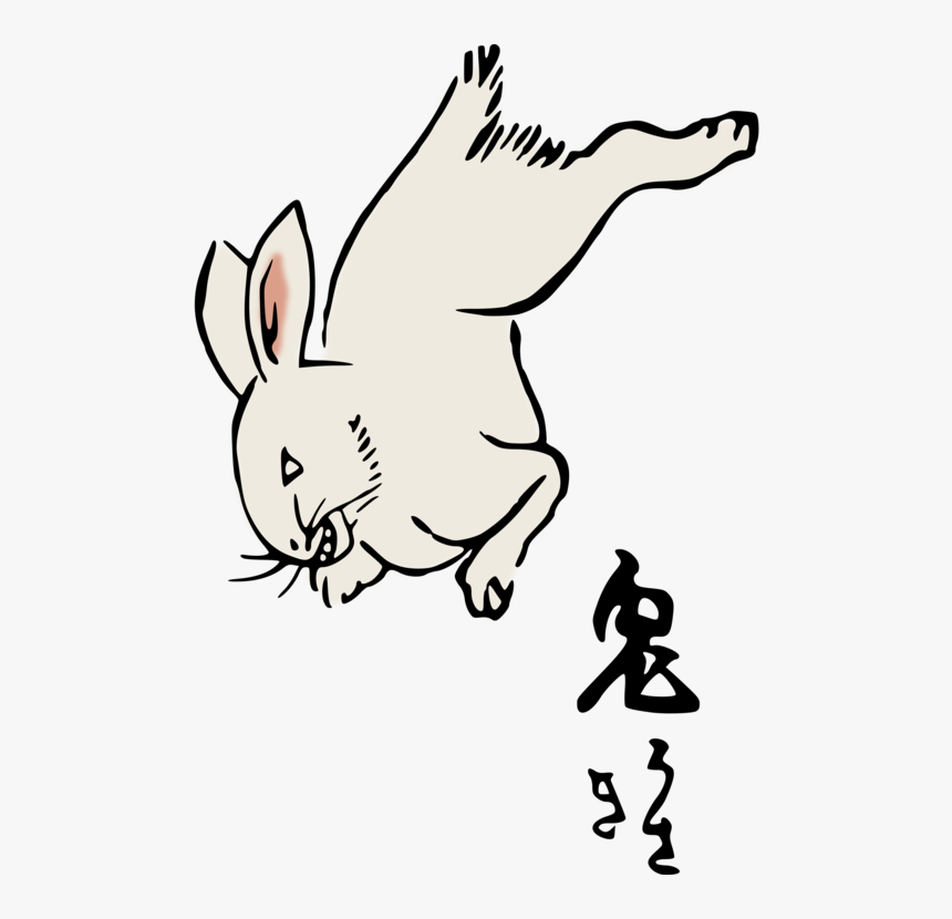 Art,rabits And Hares,carnivoran - Cartoon, HD Png Download