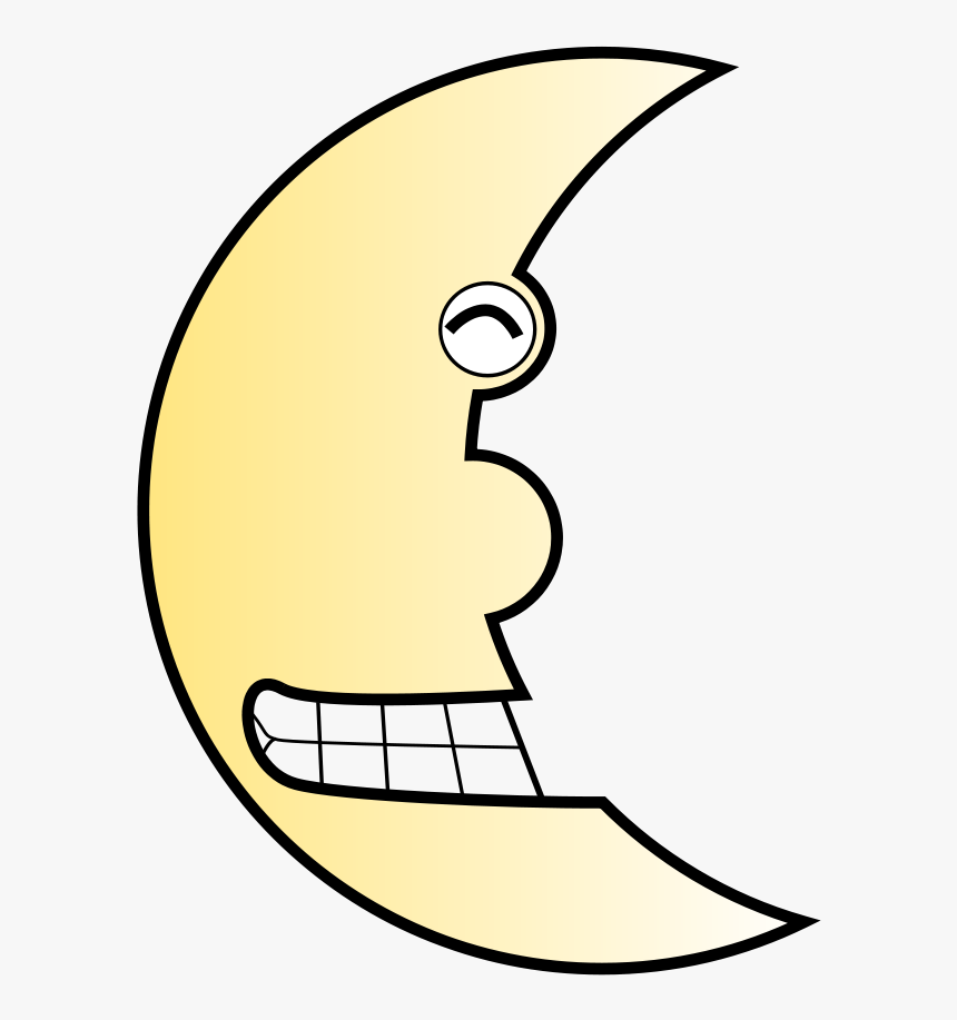 Moon Svg Clip Arts - Moon Animasi, HD Png Download