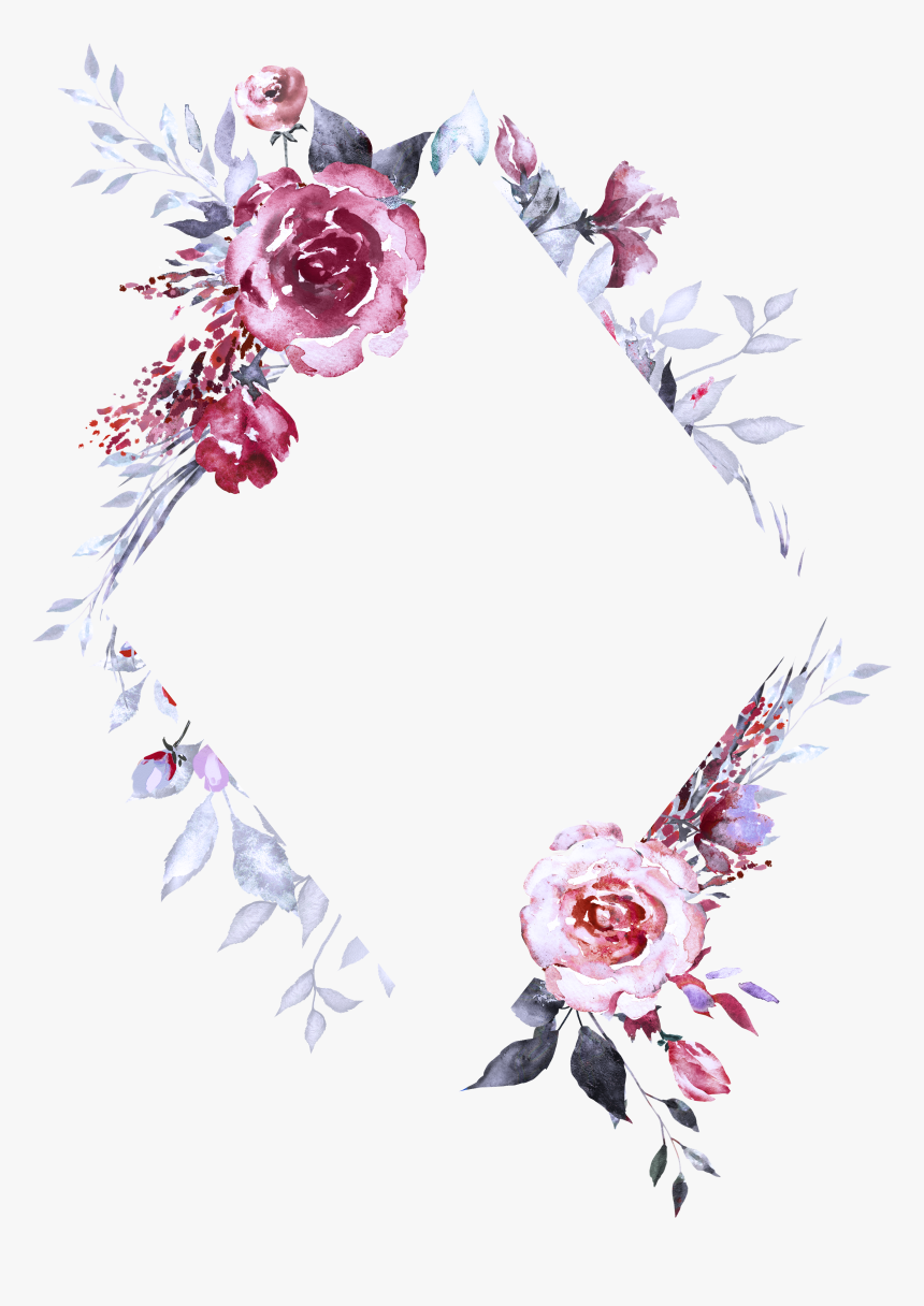 กรอบ รูป ดอกไม้ Png, Transparent Png