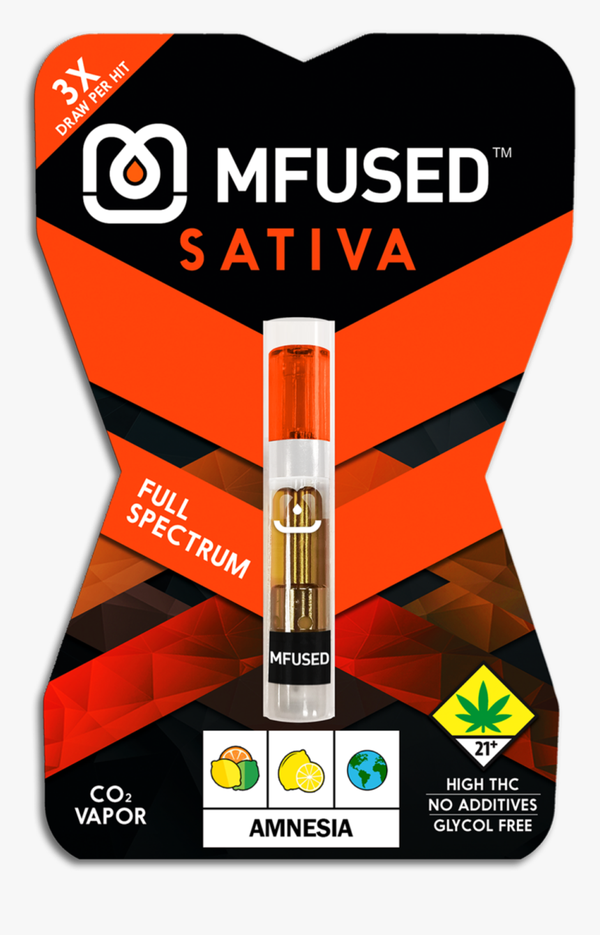 Mfused Concentrates Cartridges Amnesia Co2 Cartridge - Alaskan Thunder Fuck Cartridge, HD Png Download
