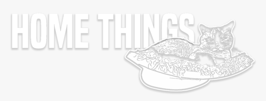 Home-things B&w - Illustration, HD Png Download