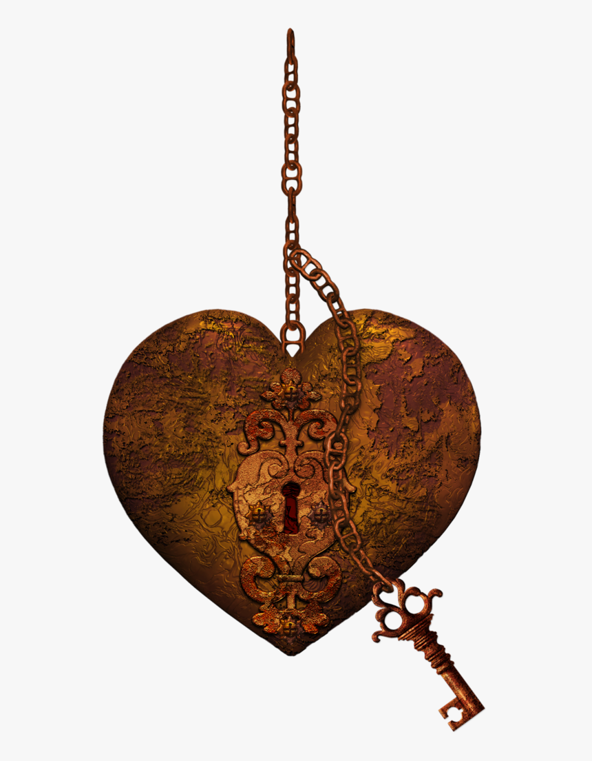 B *✿* Meu Coração, Clip Art, Imprimíveis, Chaves Vintage - Locket, HD Png Download