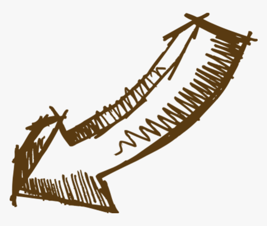 Hand Drawn Arrow Clipart - Arrow Vintage Png, Transparent Png