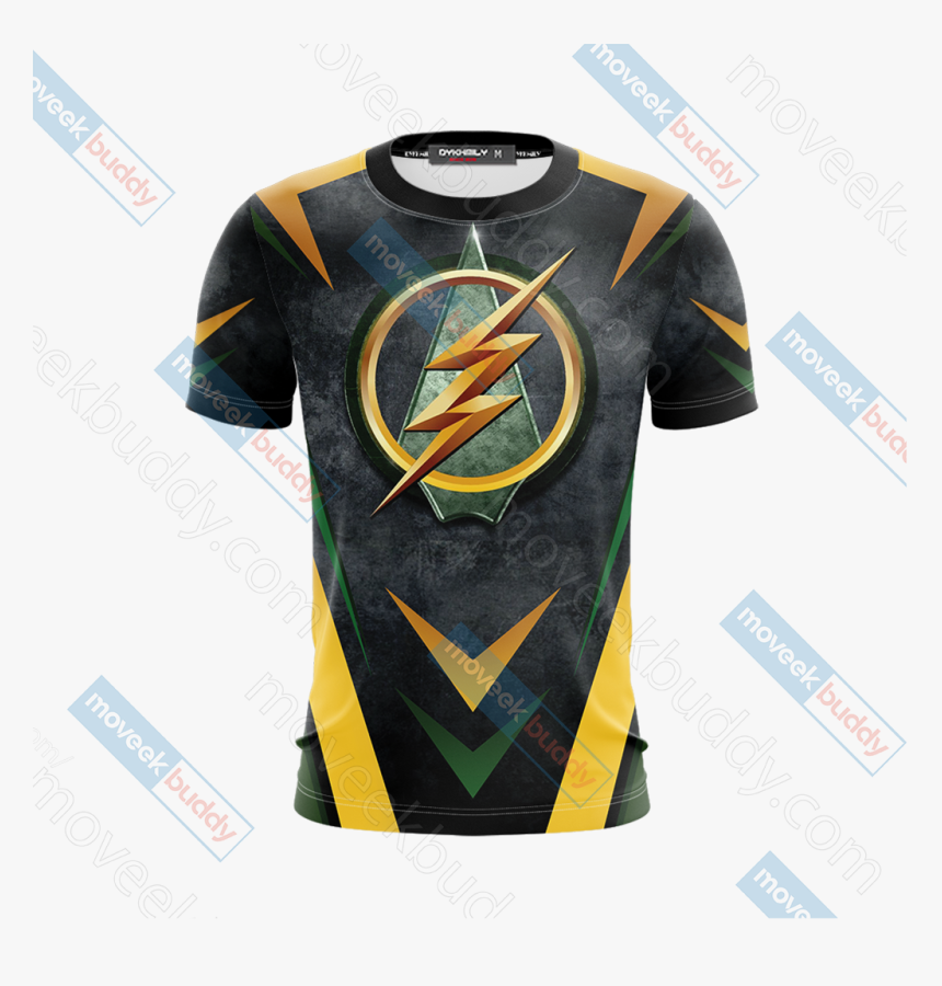 Arrow And Flash New Version Unisex 3d T-shirt, HD Png Download
