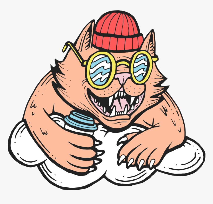 Cat Cloud Shirt 1 - Cartoon, HD Png Download