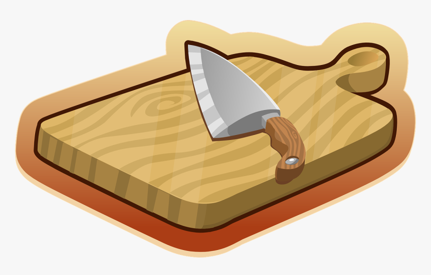 Cutting Board Png Cartoon, Transparent Png