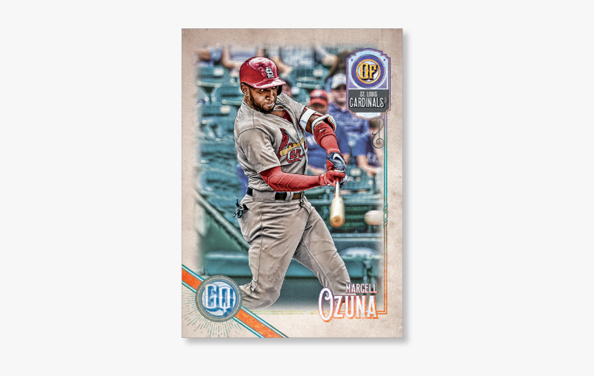Marcell Ozuna 2018 Topps Gypsy Queen Baseball Base - College Softball, HD Png Download